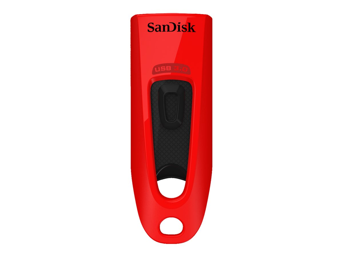 SanDisk Ultra - Clé USB - 32 Go - USB 3.0 - rouge - SDCZ48-032G-U46R - Lecteurs flash