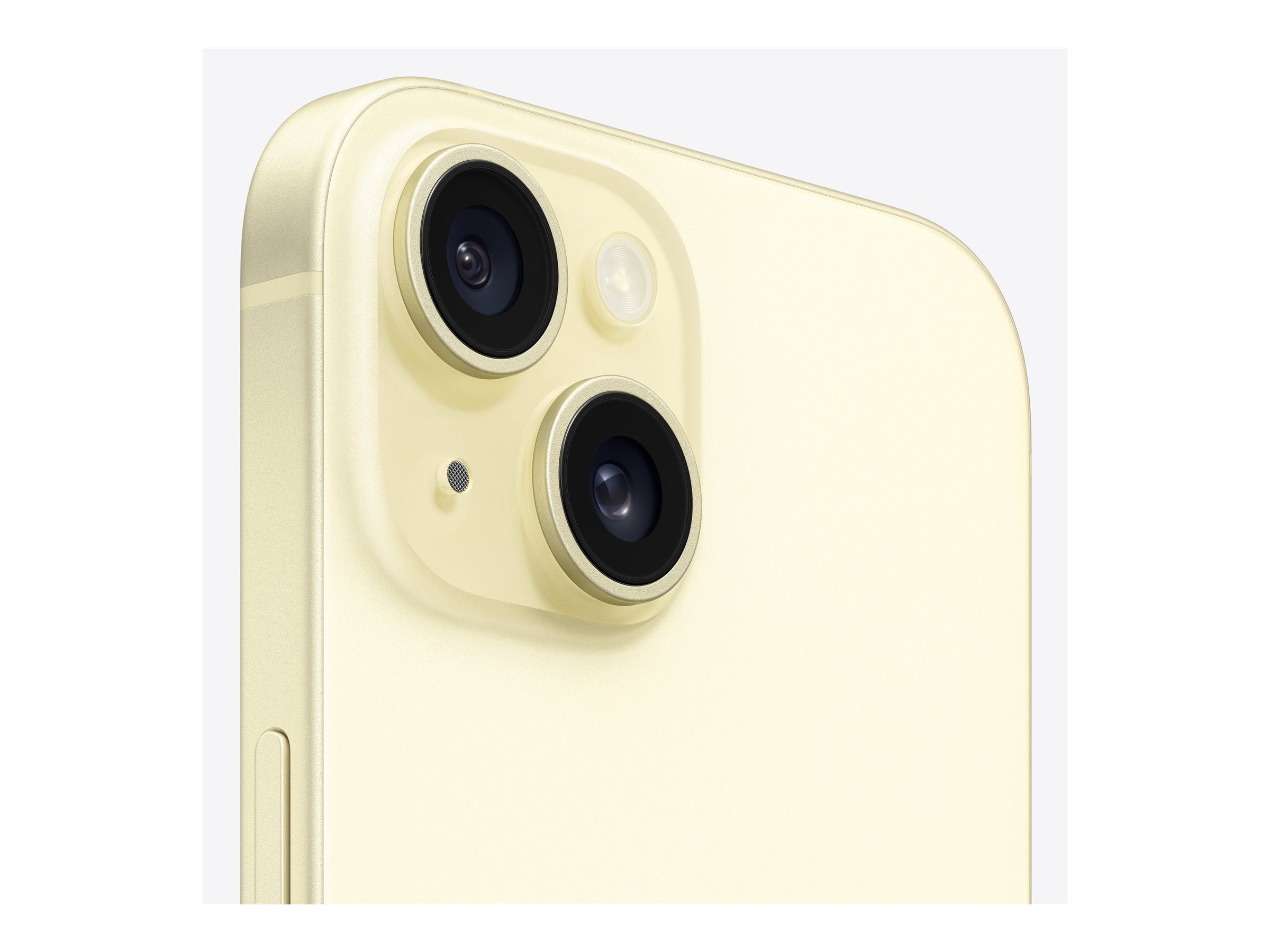 Apple iPhone 15 - 5G smartphone - double SIM / Mémoire interne 256 Go - écran OEL - 6.1" - 2556 x 1179 pixels - 2x caméras arrière 48 MP, 12 MP - front camera 12 MP - jaune - MTP83ZD/A - iPhone