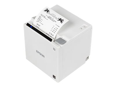 Epson TM-M30II - Imprimante de reçus - thermique en ligne - Rouleau (7,95 cm) - 203 dpi - jusqu'à 250 mm/sec - USB 2.0, LAN - outil de coupe - blanc - 340U2AA#ABB - Imprimantes de reçus POS