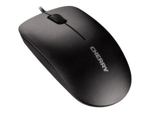 CHERRY MC 1000 - Souris - droitiers et gauchers - optique - 3 boutons - filaire - USB - noir - JM-0800-2 - Souris