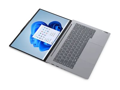 Lenovo ThinkBook 14 G6 ABP 21KJ - Conception de charnière à 180 degrés - AMD Ryzen 5 - 7430U / jusqu'à 4.3 GHz - Win 11 Pro - Radeon Graphics - 16 Go RAM - 512 Go SSD NVMe - 14" IPS 1920 x 1200 - Gigabit Ethernet - Wi-Fi 6, Bluetooth - double ton gris arctique - clavier : Français - avec 1 an de support Premier Lenovo - 21KJ008MFR - Ordinateurs portables