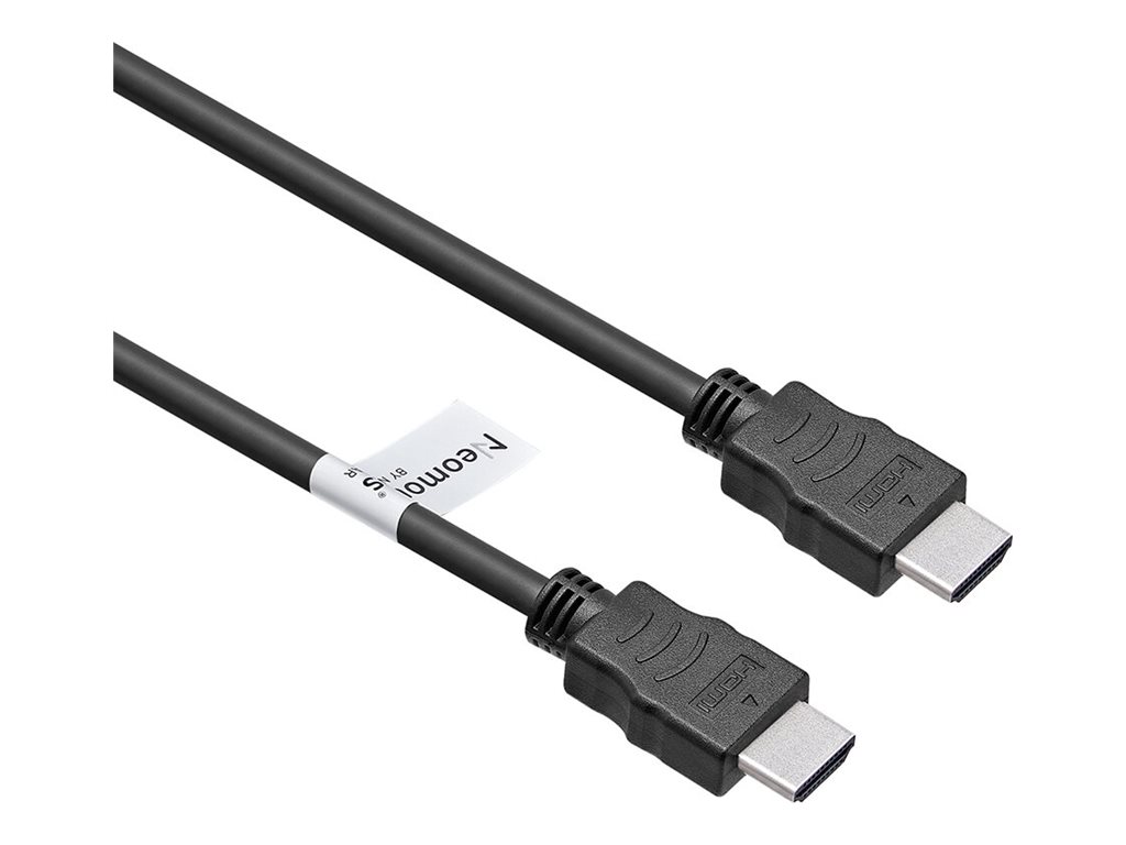 Neomounts - High Speed - câble HDMI - HDMI mâle pour HDMI mâle - 7.5 m - noir - HDMI25MM - Câbles HDMI