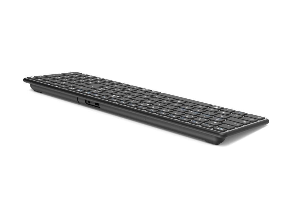 PORT Connect - Clavier - compact - sans fil - 2.4 GHz, Bluetooth 5.0 - AZERTY - Français - 911002FR - Claviers