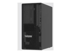 Lenovo ThinkSystem ST50 V3 7DF3 - Serveur - tour 5U - 1 voie - 1 x Xeon E-2414 / jusqu'à 4.5 GHz - RAM 16 Go - SSD 2 x 960 Go - Matrox G200 - Gigabit Ethernet - Aucun SE fourni - moniteur : aucun - 7DF3A010EA - Serveurs tour