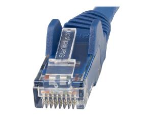 StarTech.com Câble Ethernet CAT6 50cm - LSZH (Low Smoke Zero Halogen) - Cordon RJ45 UTP Anti-accrochage 10GbE LAN - Câble Réseau Internet 650MHz 100W PoE - Bleu - Snagless - 24AWG (N6LPATCH50CMBL) - Cordon de raccordement - RJ-45 (M) pour RJ-45 (M) - 50 cm - 6 mm - UTP - CAT 6 - sans crochet - bleu - N6LPATCH50CMBL - Câbles de raccordement