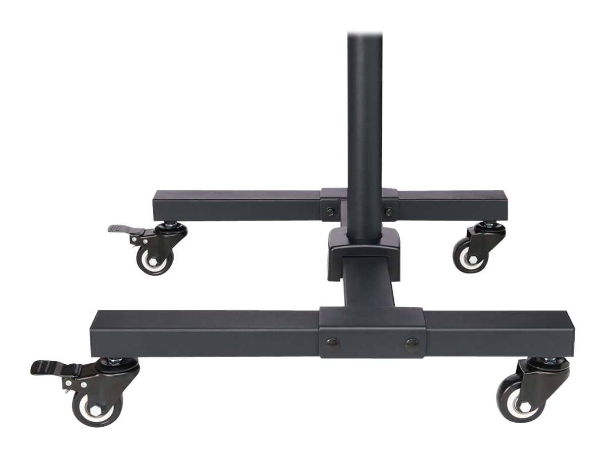 Eaton Tripp Lite Series Mobile TV Stand - Height Adjustable, 13" to 42" TVs and Monitors, Locking Casters, Black - Chariot - pour panneau plat interactif/écran LCD - aluminium, acier - noir - Taille d'écran : 13"-42" - posé sur le sol - DMC1342S - Accessoires pour écran