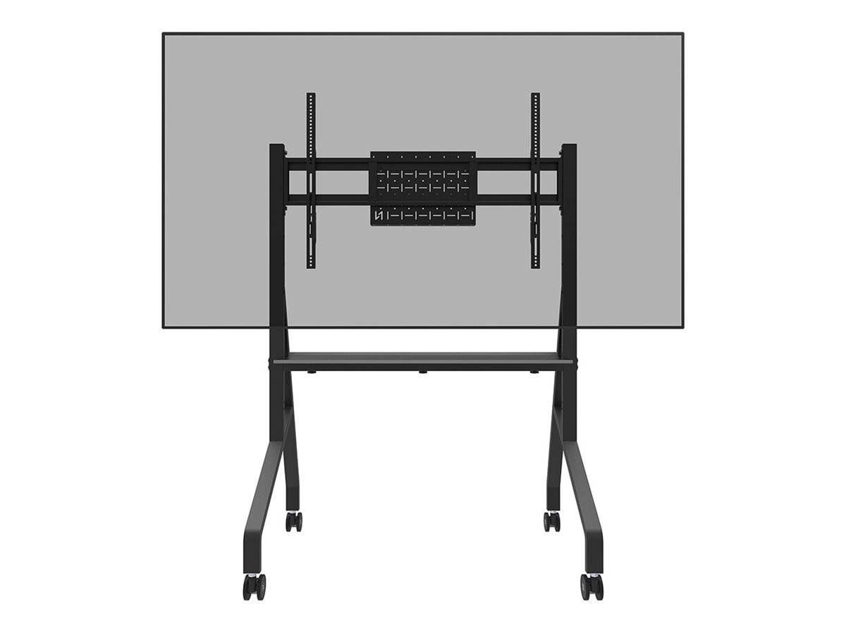 Neomounts FL50-525BL1 - Chariot - robuste - pour écran plat - support au sol - verrouillable - acier - noir - Taille d'écran : 55"-86" - FL50-525BL1 - Chariots