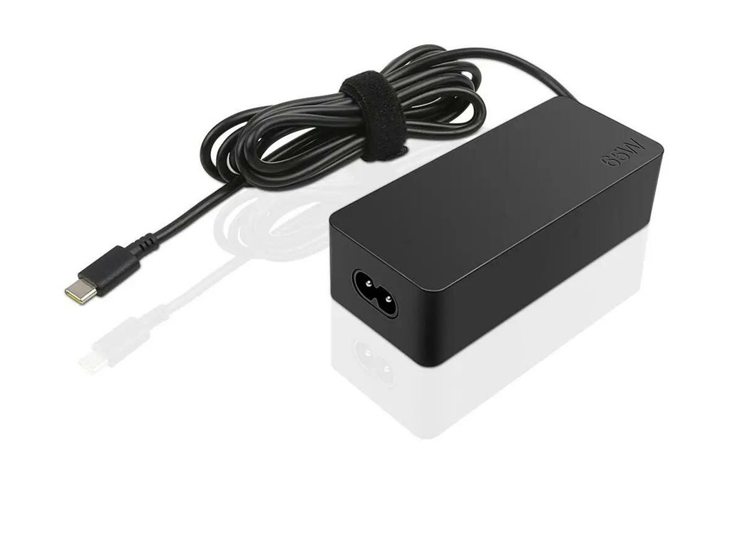 Lenovo 65W Standard AC Adapter (USB Type-C) - Adaptateur secteur - CA 100-240 V - 65 Watt - Campus - 4X20M26272 - Adaptateurs électriques et chargeurs