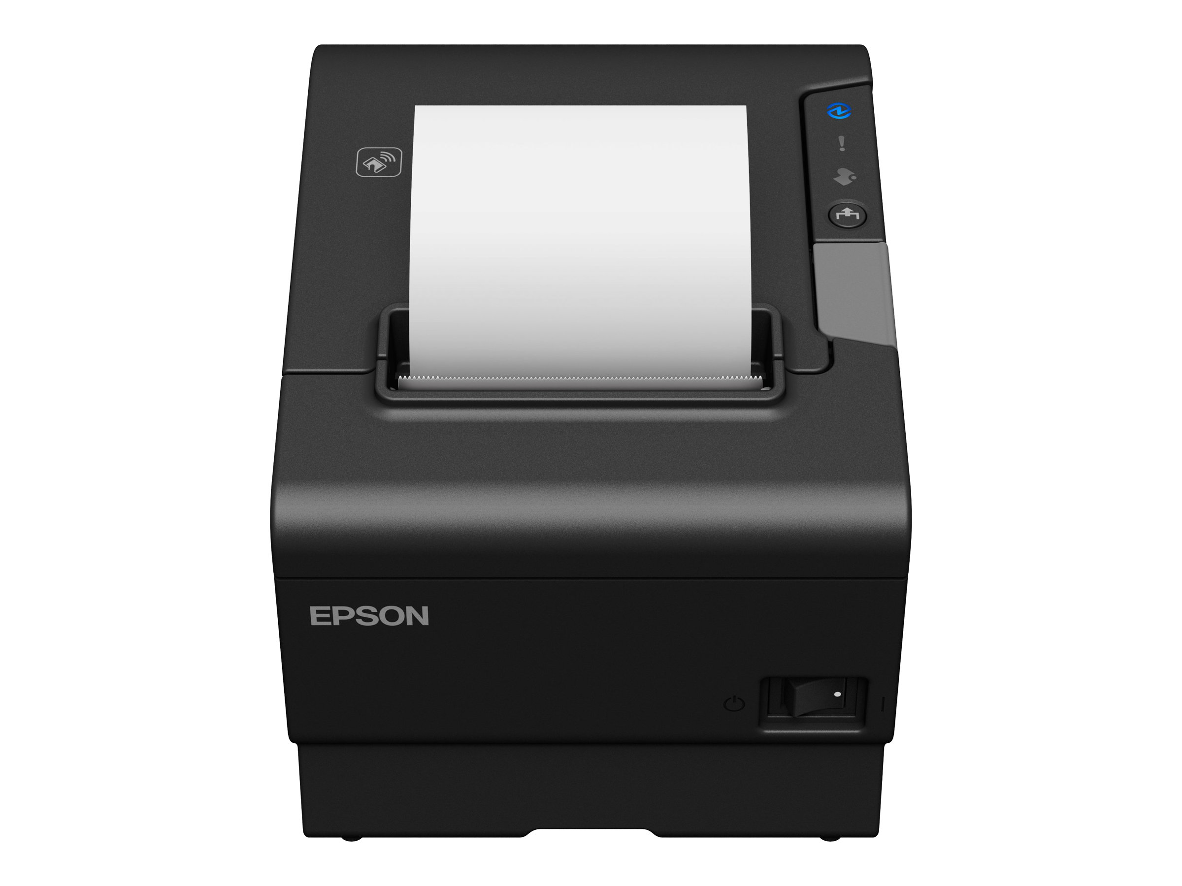 Epson TM T88VI - Imprimante de reçus - thermique en ligne - Rouleau (7,95 cm) - 180 x 180 ppp - jusqu'à 350 mm/sec - USB 2.0, LAN, série, NFC, hôte USB 2.0 - outil de coupe - noir - C31CE94111 - Imprimantes de reçus POS