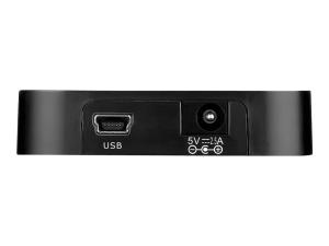 D-Link DUB H4 - Concentrateur (hub) - 4 x USB 2.0 - de bureau - DUB-H4 - Concentrateurs USB