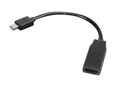 Lenovo - Câble d'écran - Mini DisplayPort (M) pour HDMI (F) - 20 cm - pour ThinkCentre M75t Gen 2; ThinkPad P51; ThinkStation P330 Gen 2; P34X; P350; P520; P620 - 0B47089 - Câbles pour périphérique