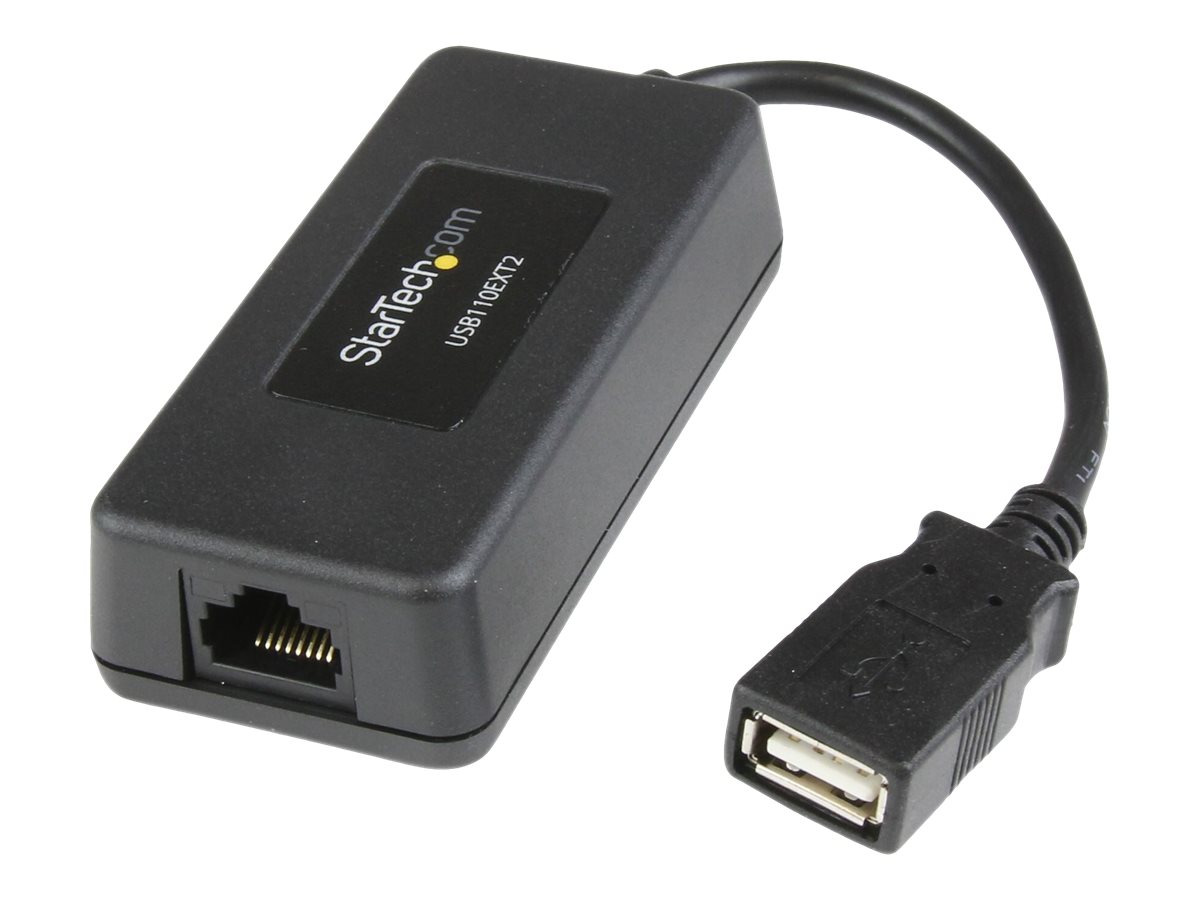 StarTech.com Extendeur Ethernet 1 port USB sur Cat5/Cat6 - jusqu'à 40 m - Câble de rallonge USB - USB - plus de CAT 5/6 - jusqu'à 40 m - pour P/N: UUSBOTG - USB110EXT2 - Prolongateurs de signal