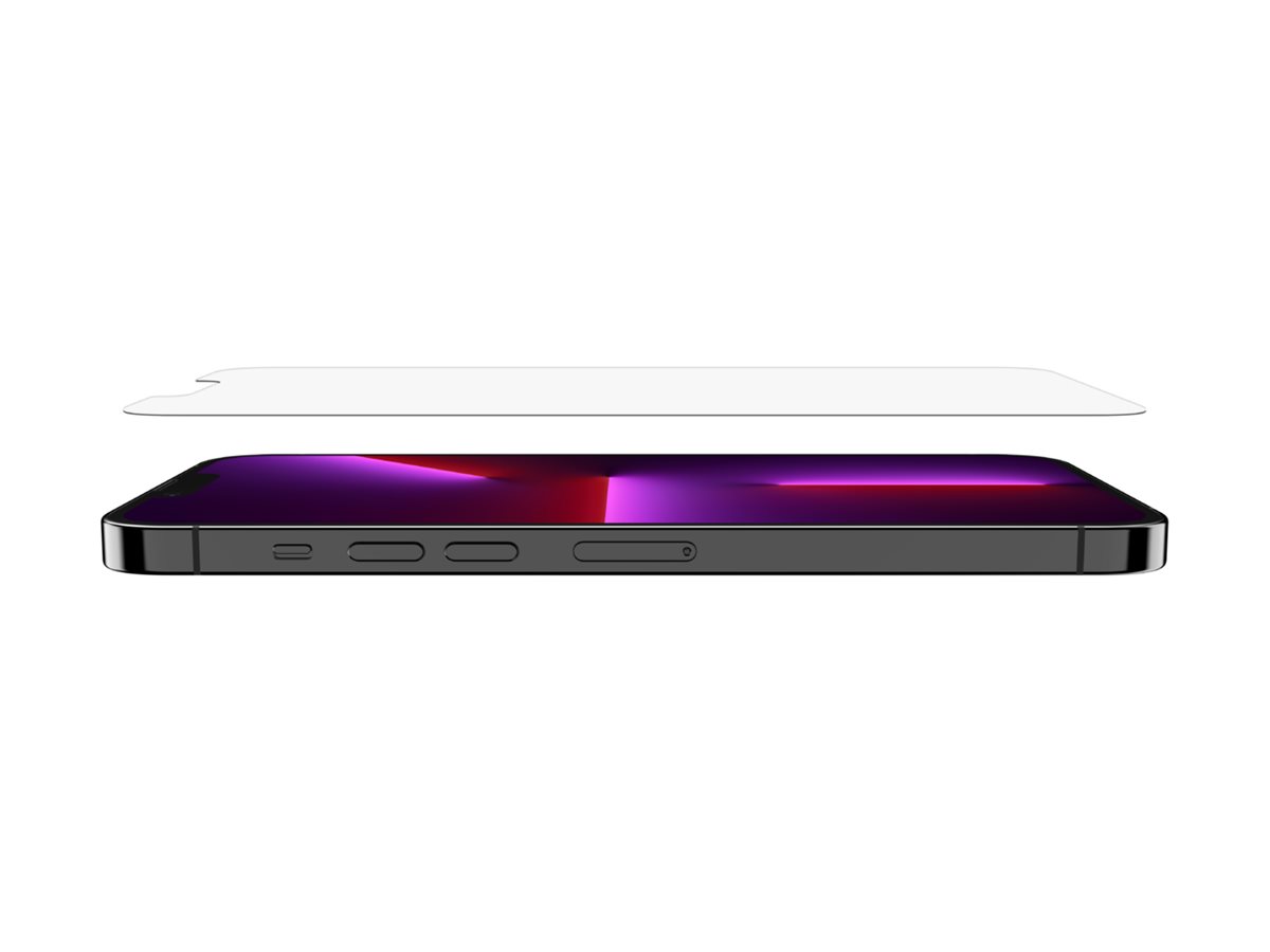 Belkin - Protection d'écran pour téléphone portable - verre - pour Apple iPhone 13 Pro Max - OVA070zz - Accessoires pour téléphone portable