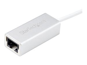StarTech.com Adaptateur réseau USB 3.0 vers Gigabit Ethernet - Convertisseur USB vers RJ45 - M/F - Argent (USB31000SA) - Adaptateur réseau - USB 3.0 - Gigabit Ethernet x 1 - argent - USB31000SA - Cartes réseau USB