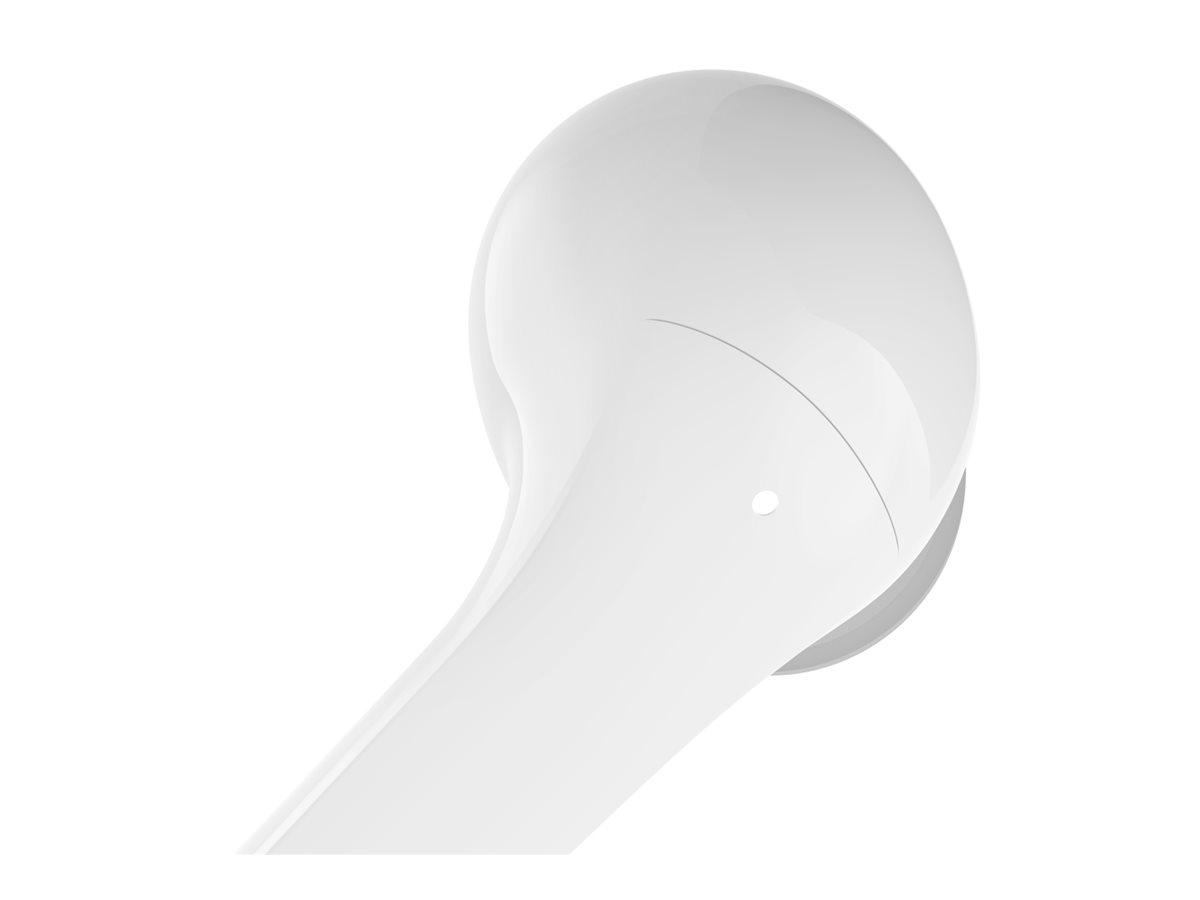 Belkin SoundForm Flow - Écouteurs sans fil avec micro - intra-auriculaire - Bluetooth - Suppresseur de bruit actif - blanc - AUC006BTWH - Écouteurs