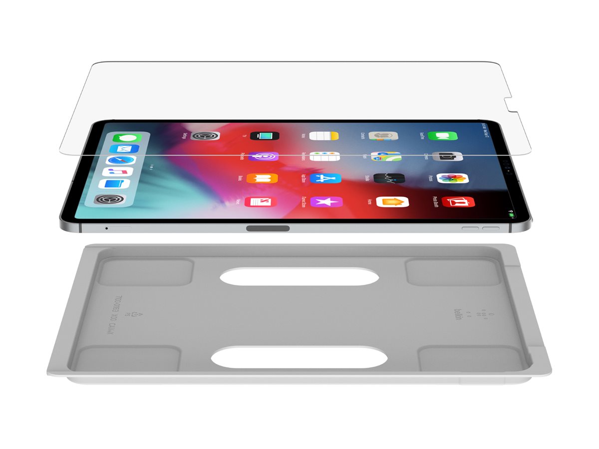 Belkin - Protection d'écran pour tablette - verre - pour Apple 10.2-inch iPad (7ème génération, 8ème génération, 9ème génération) - OVI002ZZ - Accessoires pour ordinateur portable et tablette