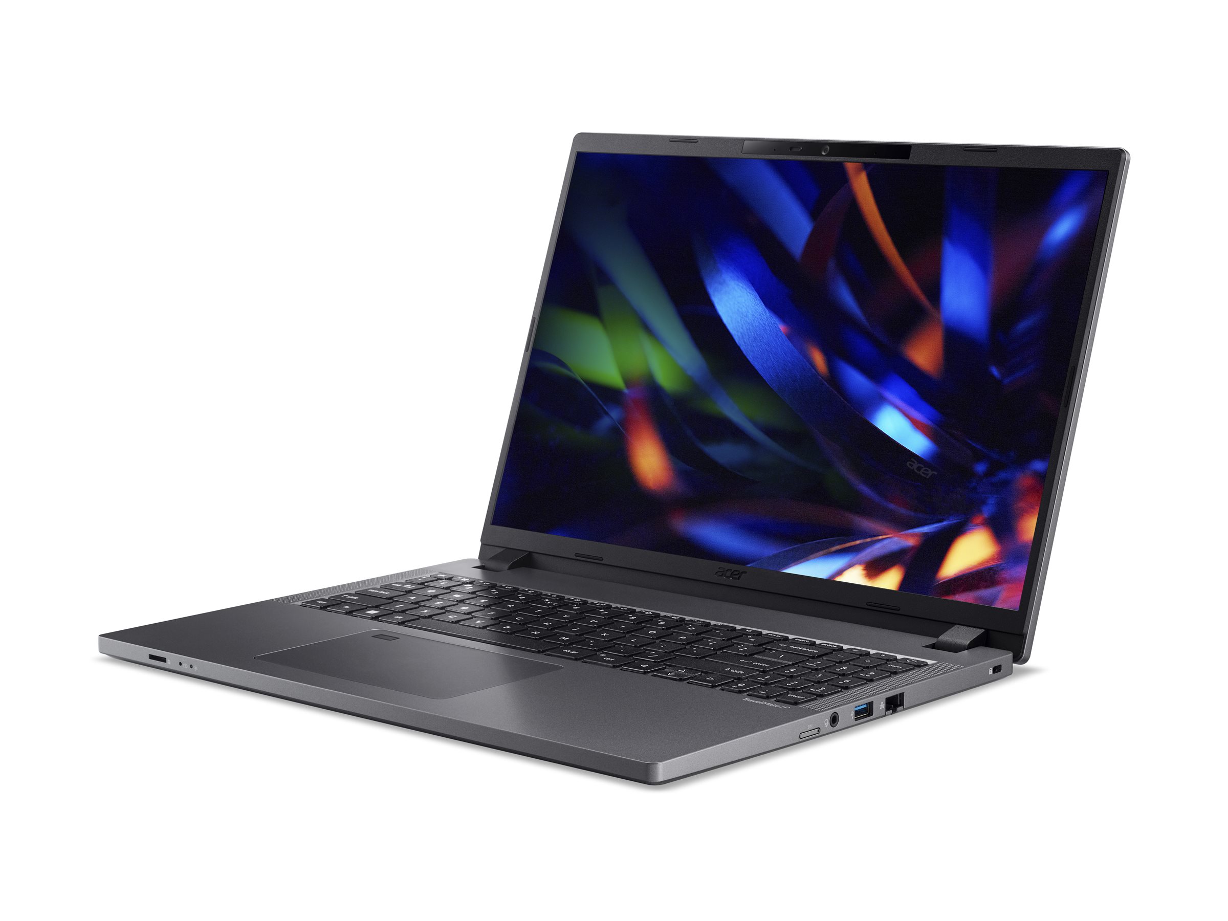 Acer TravelMate P2 16 TMP216-51-TCO - Conception de charnière à 180 degrés - Intel Core i5 - 1335U / jusqu'à 4.6 GHz - Win 11 Pro - Carte graphique Intel Iris Xe - 8 Go RAM - 512 Go SSD - 16" IPS 1920 x 1200 - Gigabit Ethernet - Wi-Fi 6E - gris acier - clavier : Français - NX.B1BEF.004 - Ordinateurs portables