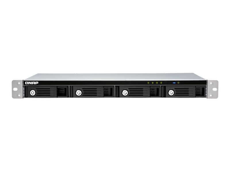 QNAP TR-004U - Baie de disques - 4 Baies (SATA-300) - USB 3.1 Gen 1 (externe) - rack-montable - 1U - TR-004U - Baies de disque USB