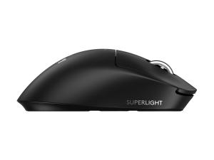 Logitech G PRO X SUPERLIGHT 2 DEX - Souris - ergonomique - pour droitiers - optique - 5 boutons - sans fil, filaire - 2.4 GHz, USB - noir - 910-007357 - Souris