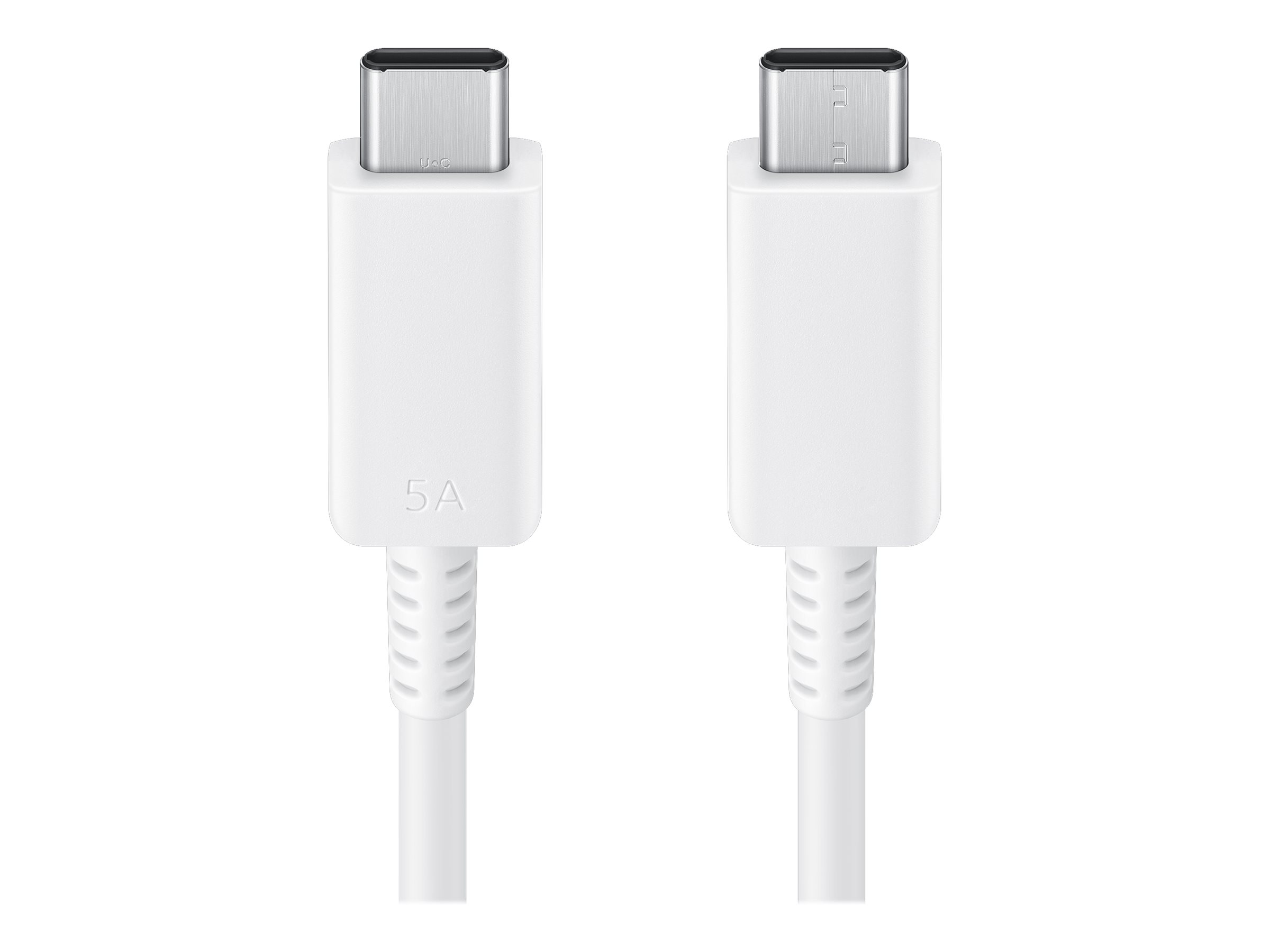 Samsung EP-DX510 - Câble USB - 24 pin USB-C (M) pour 24 pin USB-C (M) - USB 2.0 - 5 A - 1.8 m - blanc - EP-DX510JWEGEU - Câbles USB