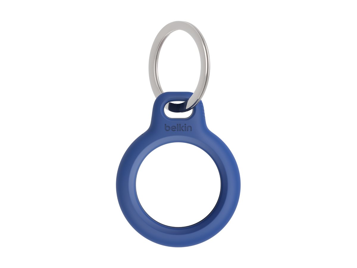 Belkin - Support sécurisé pour étiquette Bluetooth anti-perte - bleu - pour Apple AirTag - F8W973BTBLU - accessoires divers