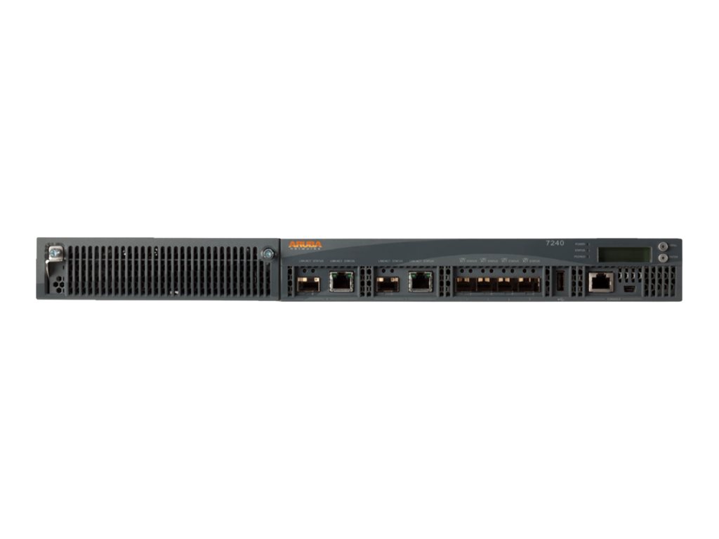 HPE Aruba 7210 (RW) FIPS/TAA-compliant Controller - Périphérique d'administration réseau - 10GbE - 1U - rack-montable - Conformité TAA - JW745A - Traffic Balancers & Optimizers