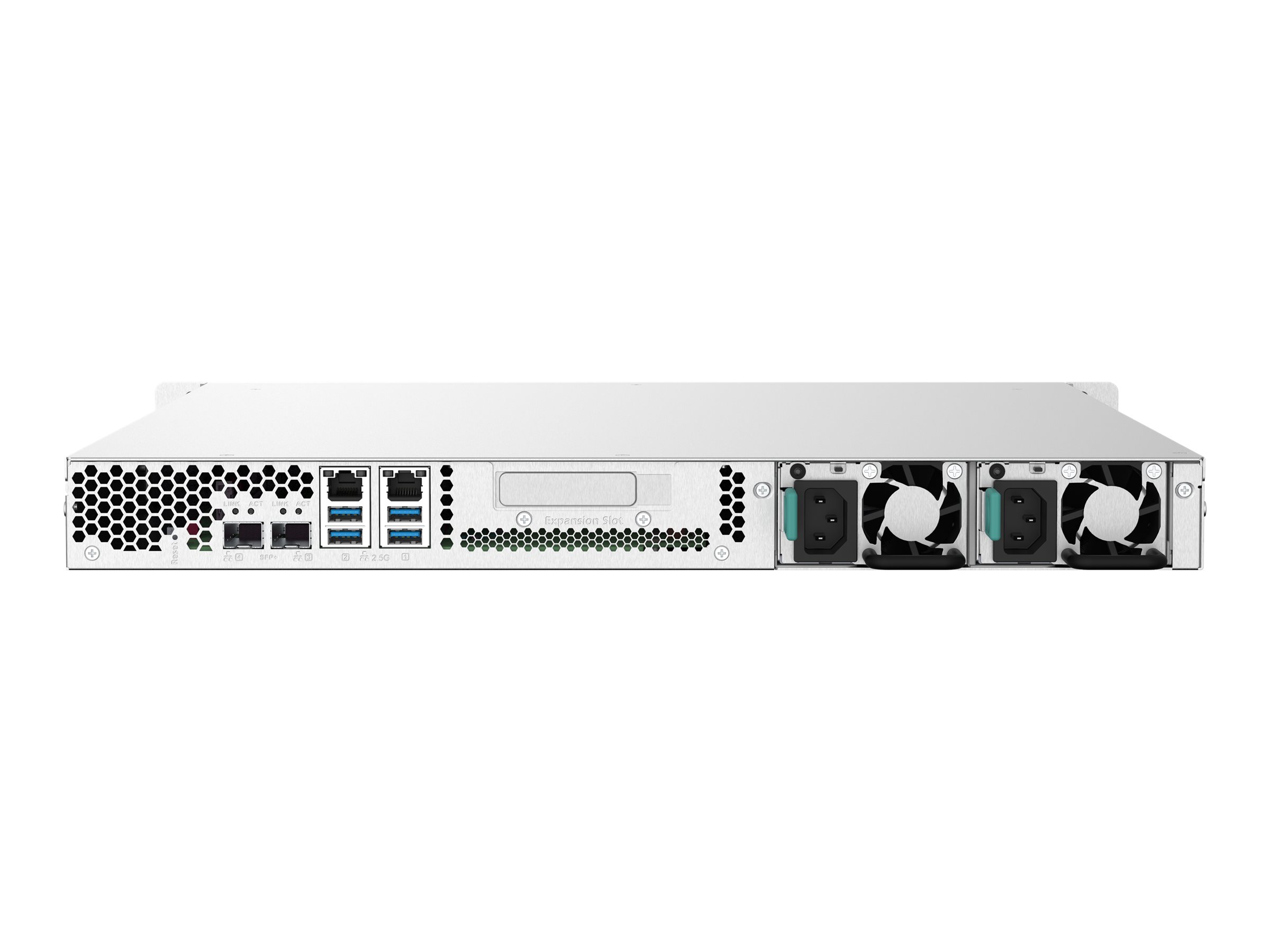 QNAP TS-432PXU-RP - Serveur NAS - 4 Baies - rack-montable - SATA 6Gb/s - RAID RAID 0, 1, 5, 6, 10, JBOD - RAM 2 Go - Gigabit Ethernet / 2.5 Gigabit Ethernet / 10 Gigabit Ethernet - iSCSI support - 1U - TS-432PXU-RP-2G - NAS