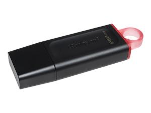 Kingston DataTraveler Exode - Clé USB - 256 Go - USB 3.2 Gen 1 - noir/rose - DTX/256GB - Lecteurs flash