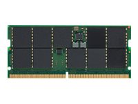 Kingston - DDR5 - module - 16 Go - SO DIMM 262 broches - 4800 MHz / PC5-38400 - CL40 - 1.1 V - mémoire sans tampon - on-die ECC - KSM48T40BS8KM-16HM - DDR5