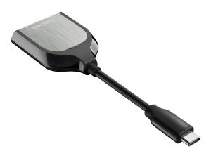 SanDisk Extreme PRO - Lecteur de carte (SDHC UHS-II, SDXC UHS-II, SD, SDHC UHS-I, SDXC UHS-I) - USB-C - SDDR-409-G46 - Lecteurs de cartes