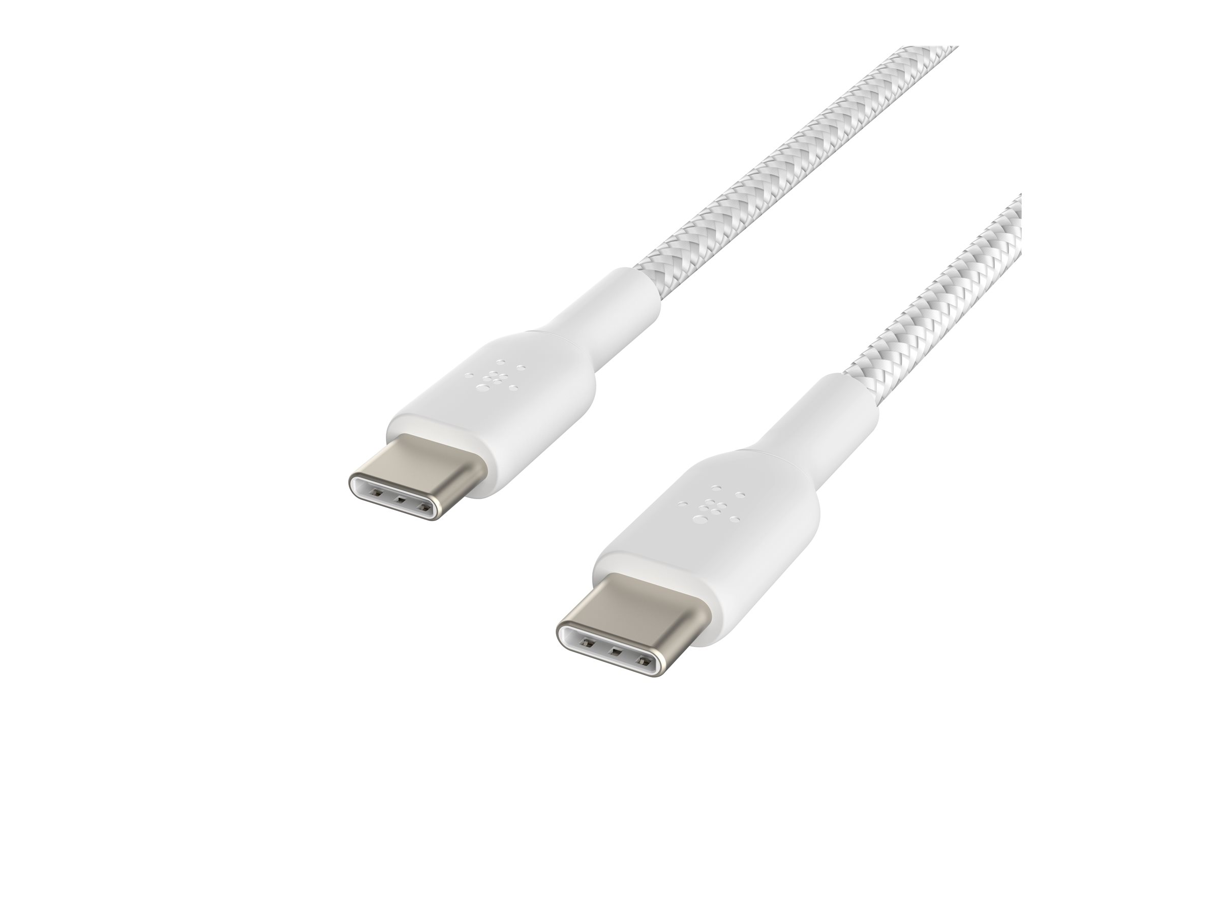 Belkin BOOST CHARGE - Câble USB - 24 pin USB-C (M) pour 24 pin USB-C (M) - 1 m - blanc - CAB004BT1MWH - Câbles USB