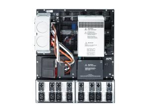 APC Smart-UPS RT - Onduleur (rack-montable) - CA 220/230/240 V - 12 kW - 15000 VA - triphasé/monophasé - Ethernet 10/100, RS-232 - connecteurs de sortie : 10 - 12U - noir - pour P/N: AR2487G, AR3105W, AR3140G, AR3155W, AR3305W, AR3340G, AR3355SP, AR3355W, NBWL0356A - SURT15KRMXLI - UPS montables sur rack