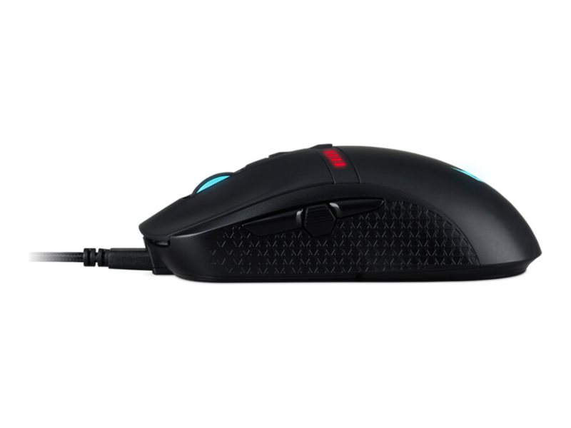 Acer Predator Cestus 350 (PMR910) - Souris - 8 boutons - sans fil, filaire - USB - noir - Pour la vente au détail - pour Predator Helios 300; Predator Triton 300; 500 - GP.MCE11.00Q - Souris