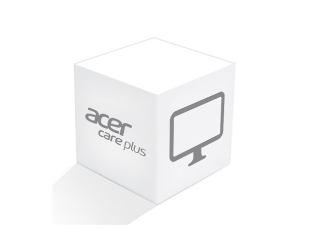 Acer Care Plus On-Site Exchange - Contrat de maintenance prolongé - remplacement - 3 années - sur site - 9x5 - temps de réponse : NBD - à acheter dans les 365 jours qui suivent l'achat du produit - pour Acer B227, B247, B277, B287, CB272, PM161, V176, V226, V227, V246, V277; V7 Series - SV.WLDAP.A05 - Options de service pour périphériques