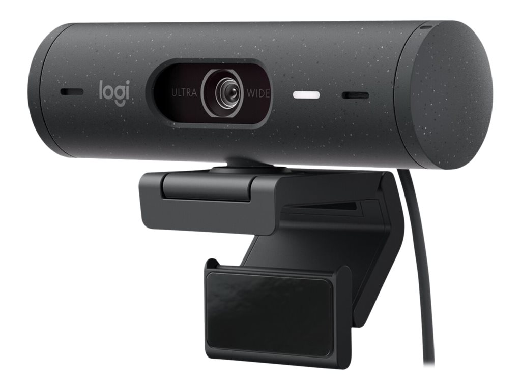 Logitech BRIO 505 - Webcam - couleur - 4 MP - 1920 x 1080 - 720p, 1080p - audio - USB-C - 960-001459 - Webcams