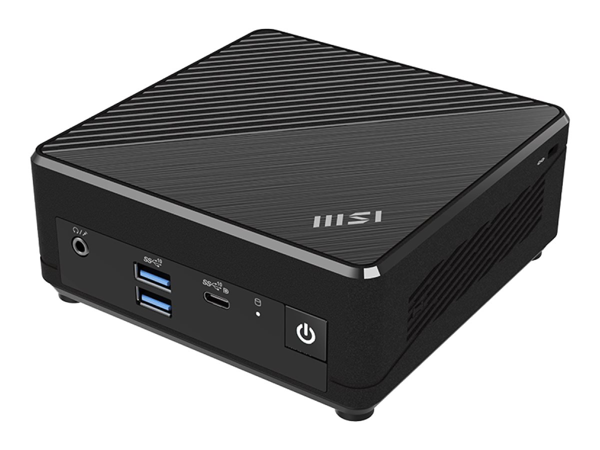 MSI Cubi N ADL 002BEU - Barebone - mini PC - 1 x Pentium N100 / jusqu'à 3.4 GHz - RAM 0 Go - UHD Graphics - Gigabit Ethernet - 802.11a/b/g/n/ac, Bluetooth 5.0 - noir - 936-B0A911-028 - Mini-systèmes