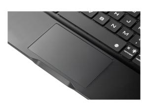 Urban Factory LUMEE - Clavier et étui (étui de protection) - avec pavé tactile - backlit - sans fil - Bluetooth 5.1 - AZERTY - noir clavier, noir étui - pour Apple 12.9-inch iPad Pro (3ème génération, 4ème génération) - RCI12UF - Claviers