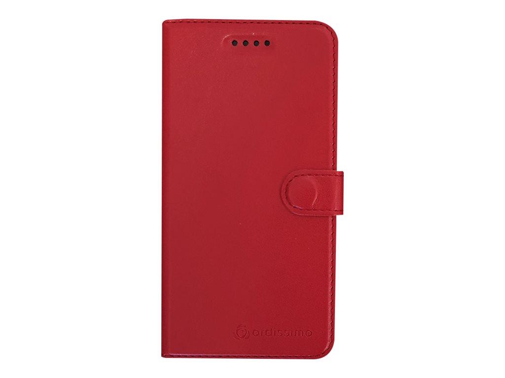 Ordissimo - Étui à rabat pour téléphone portable - rouge - pour Ordissimo LeNuméro2 - ART0420-N2-R - Coques et étuis pour téléphone portable