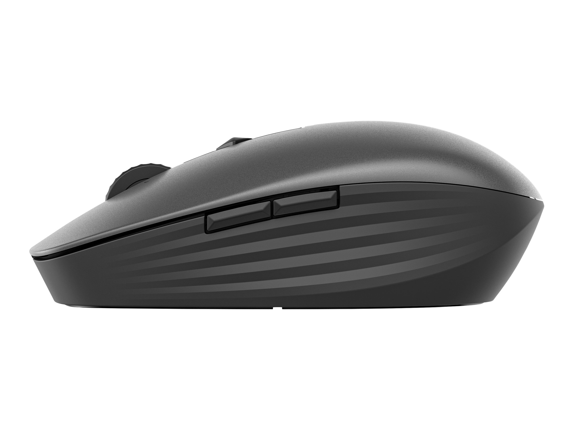 HP 715 - Souris - multi-appareils, rechargeable - 7 boutons - sans fil, filaire - Bluetooth 3.0, 2.4 GHz - récepteur sans fil USB - noir - 6E6F0AA#ABB - Souris