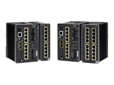 Cisco Catalyst IE3400 Rugged Series - Network Essentials - commutateur - Géré - 8 x 10/100/1000 + 2 x Gigabit SFP - Montage sur rail DIN - DC power - IE-3400-8T2S-E - Concentrateurs et commutateurs gigabit