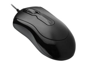 Kensington Mouse-in-a-Box USB - Souris - droitiers et gauchers - optique - 3 boutons - filaire - USB - noir - Pour la vente au détail - K72356EU - Souris
