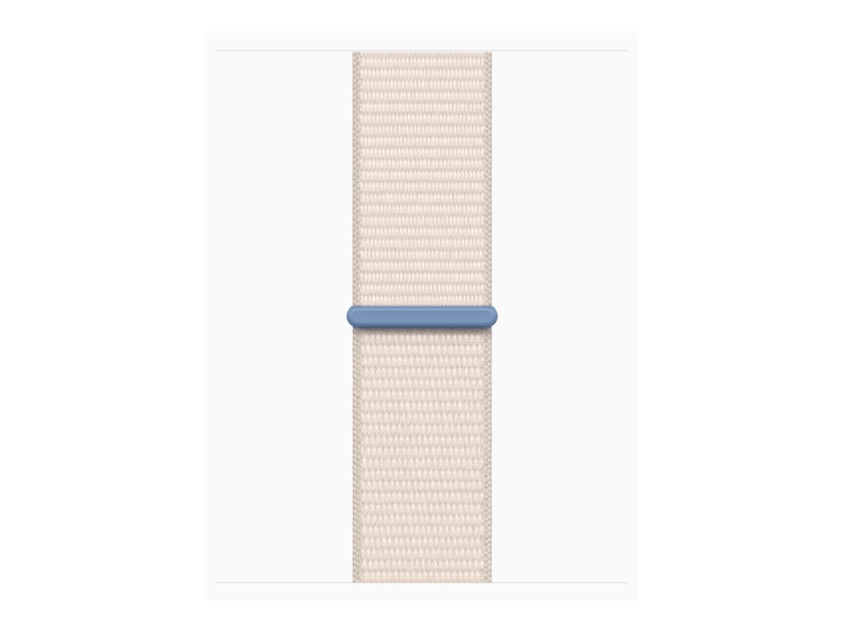 Apple Watch SE (GPS) - 2e génération - 40 mm - aluminium droit - montre intelligente avec boucle sport - textile - droit - taille du poignet : 130-200 mm - 32 Go - Wi-Fi, Bluetooth - 26.4 g - MR9W3QF/A - Montres intelligentes