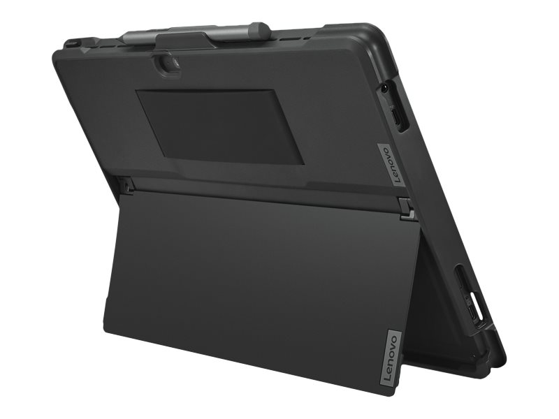 Lenovo ThinkPad - Coque de protection pour tablette - silicone, polycarbonate, polyuréthanne thermoplastique (TPU) - noir - pour ThinkPad X12 Detachable 20UV, 20UW - 4X41A08251 - Accessoires pour ordinateur portable et tablette