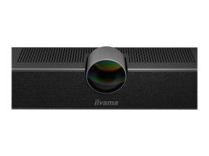 iiyama UC CAM120ULB - Caméra pour conférence - panoramique / zoom - couleur - 12 MP - audio - USB-C - UC CAM120ULB-1 - Audio et visioconférences