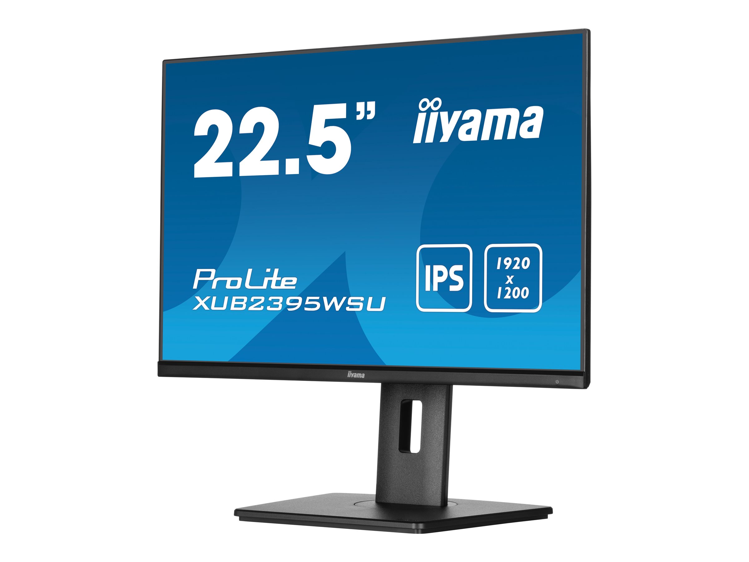 iiyama ProLite XUB2395WSU-B5 - Écran LED - 23" (22.5" visualisable) - 1920 x 1200 WUXGA @ 75 Hz - IPS - 250 cd/m² - 1000:1 - 4 ms - HDMI, VGA, DisplayPort - haut-parleurs - noir, mat - XUB2395WSU-B5 - Écrans d'ordinateur