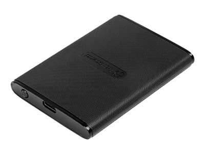 Transcend ESD270C - SSD - chiffré - 250 Go - externe (portable) - USB 3.1 Gen 2 (USB-C connecteur) - AES 256 bits - noir - TS250GESD270C - Disques SSD