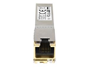 StarTech.com Module SFP+ RJ45 compatible Cisco - Adaptateur SFP / Mini GBIC en cuivre 10GBASE-T jusqu'à 30 m - Garantie à vie - Module transmetteur SFP+ - 10GbE - 10GBase-T - RJ-45 - jusqu'à 30 m - SFP10GBTCST - Transmetteursencuivre