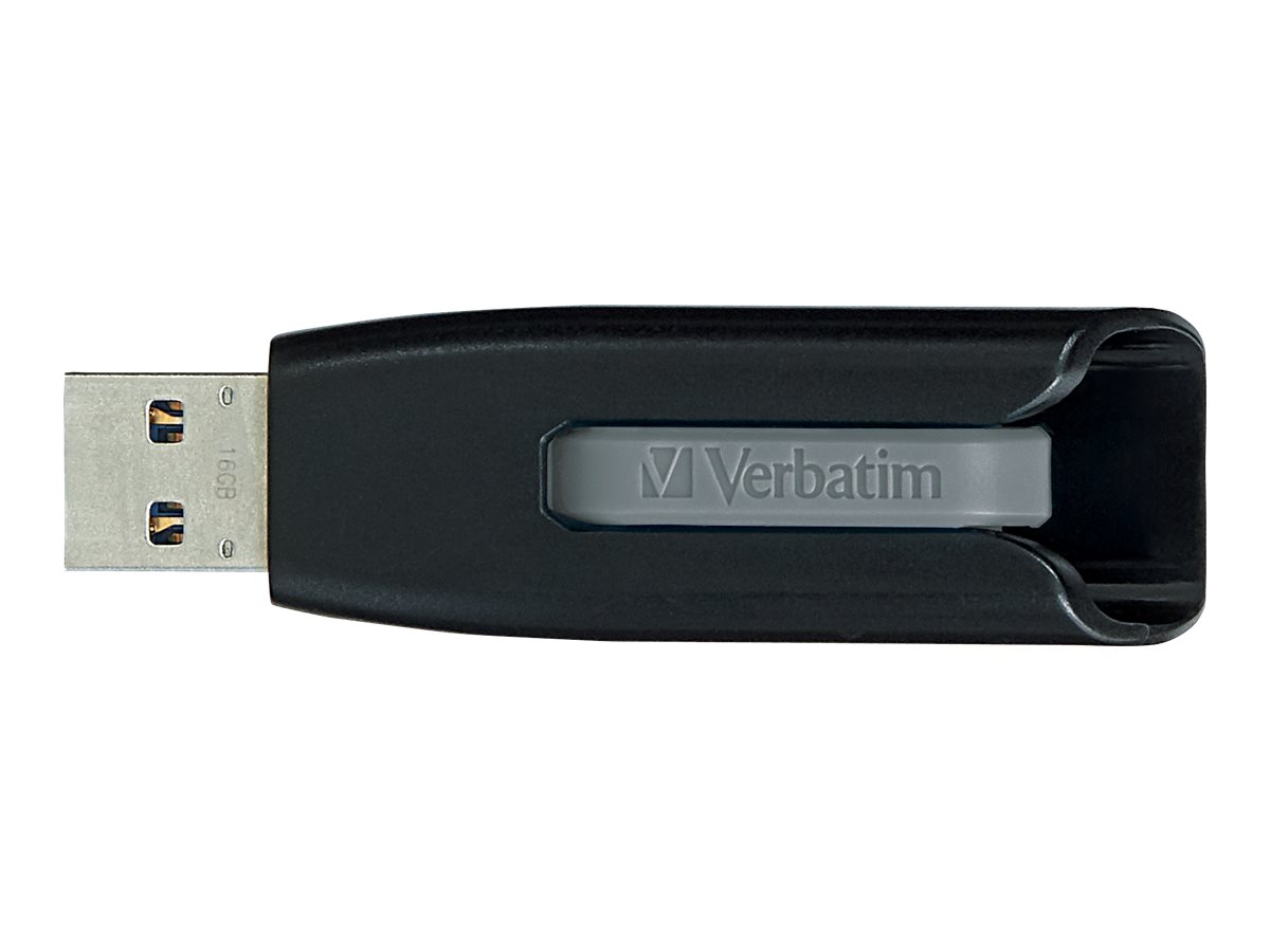 Verbatim Store 'n' Go V3 - Clé USB - 16 Go - USB 3.2 Gen 1 - gris - 49172 - Lecteurs flash