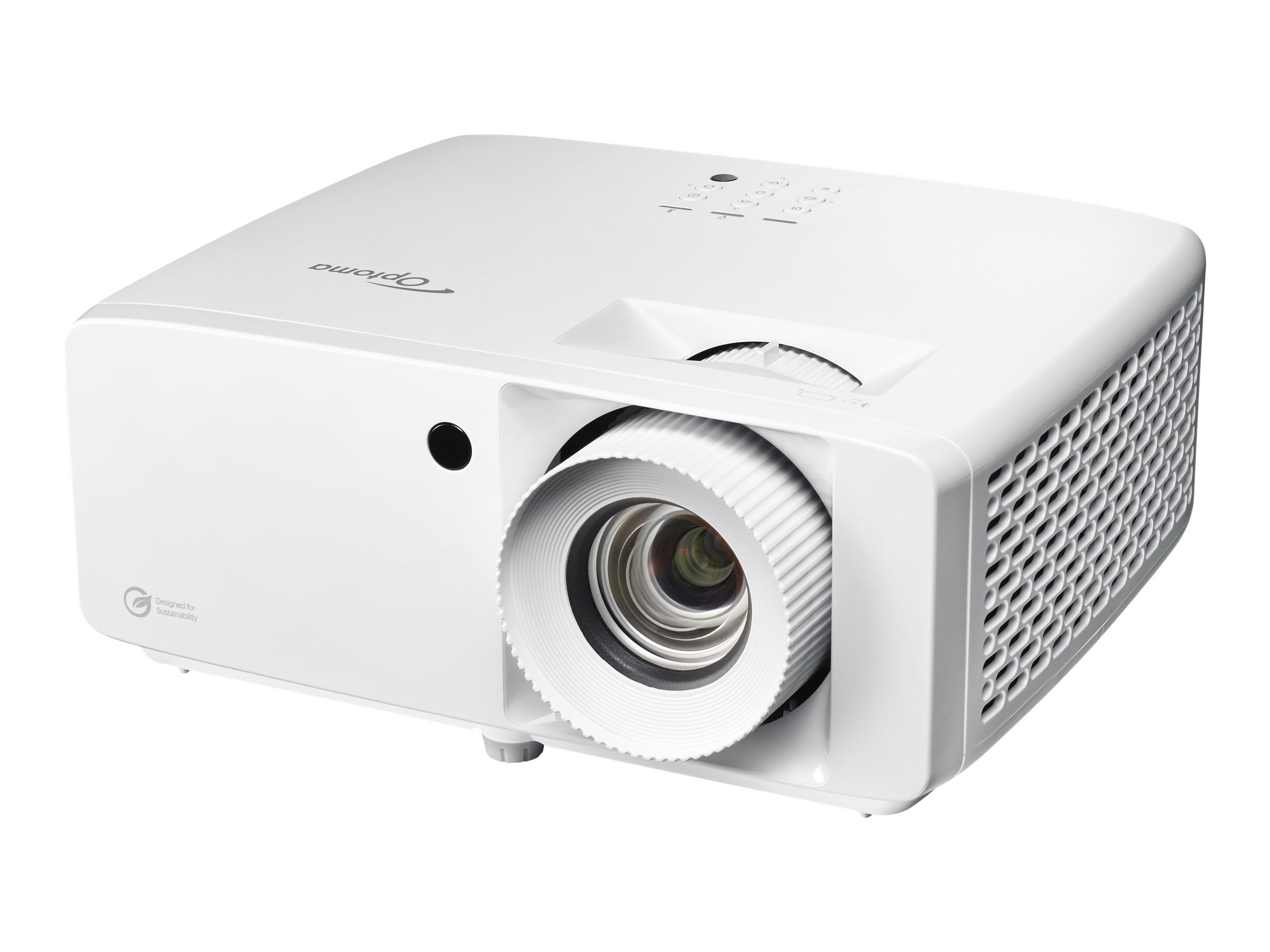 Optoma ZH450 - Projecteur DLP - laser - portable - 3D - 4500 lumens - Full HD (1920 x 1080) - 16:9 - 1080p - blanc - E9PD7L321EZ1 - Projecteurs DLP