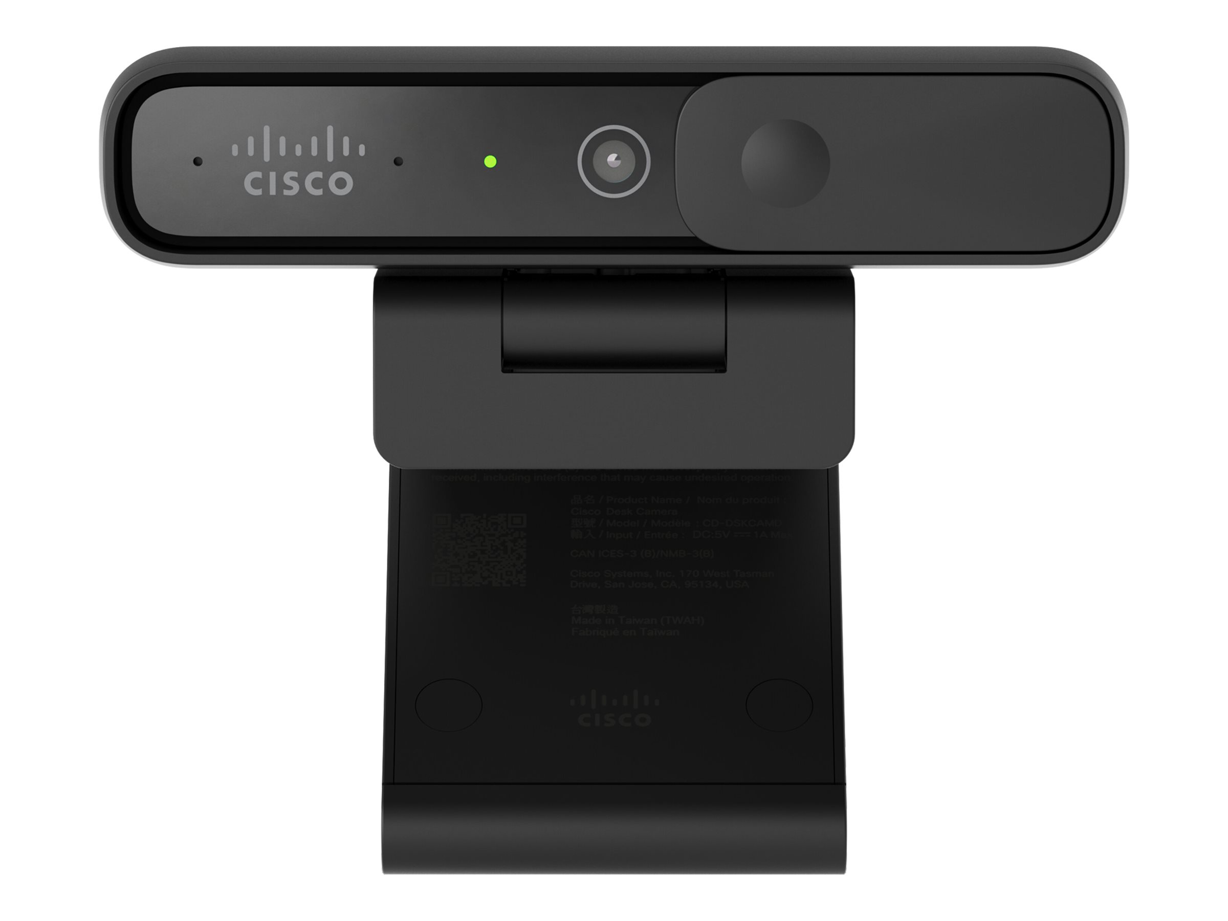 Cisco Webex Desk Camera - Webcam - couleur - 1080p - audio - USB-C - MJPEG, YUY2, NV12 - CD-DSKCAMD-C-WW - Webcams